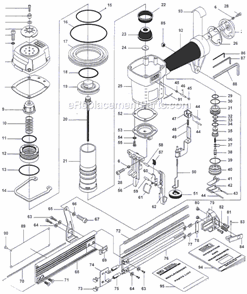 Part Location Diagram of SV330100AV Campbell Hausfeld Trigger Assembly